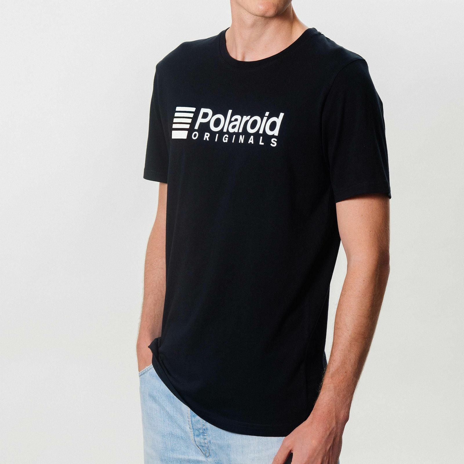 Polaroid Originals Black T-Shirt White Logo S majica (004778)