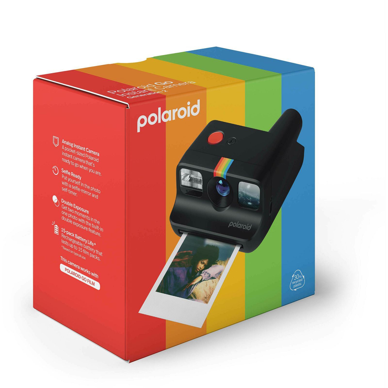 Polaroid Originals Go 2 Black instant fotoaparat s trenutnim ispisom fotografije (009096)