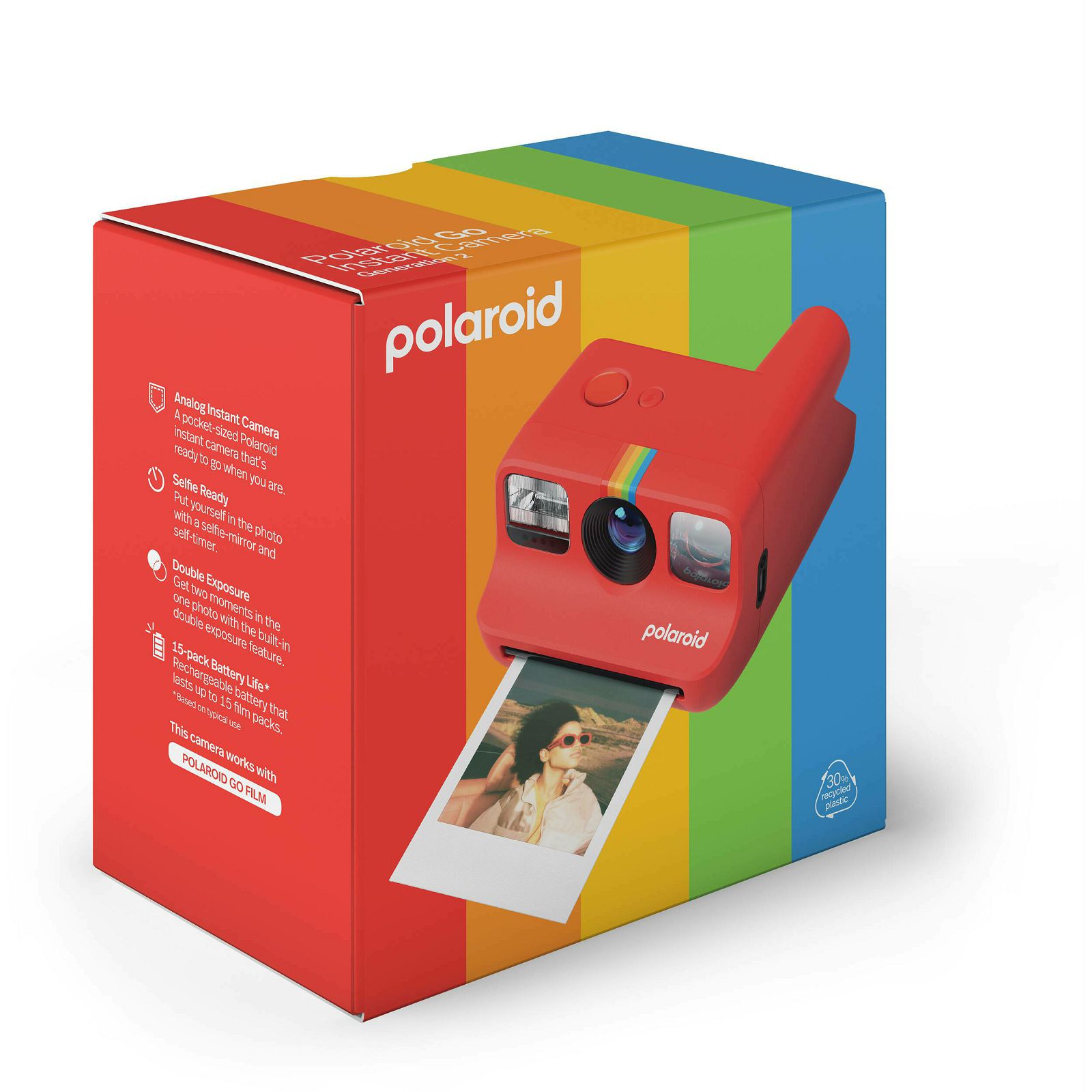 Polaroid Originals Go 2 Red instant fotoaparat s trenutnim ispisom fotografije (009098) 