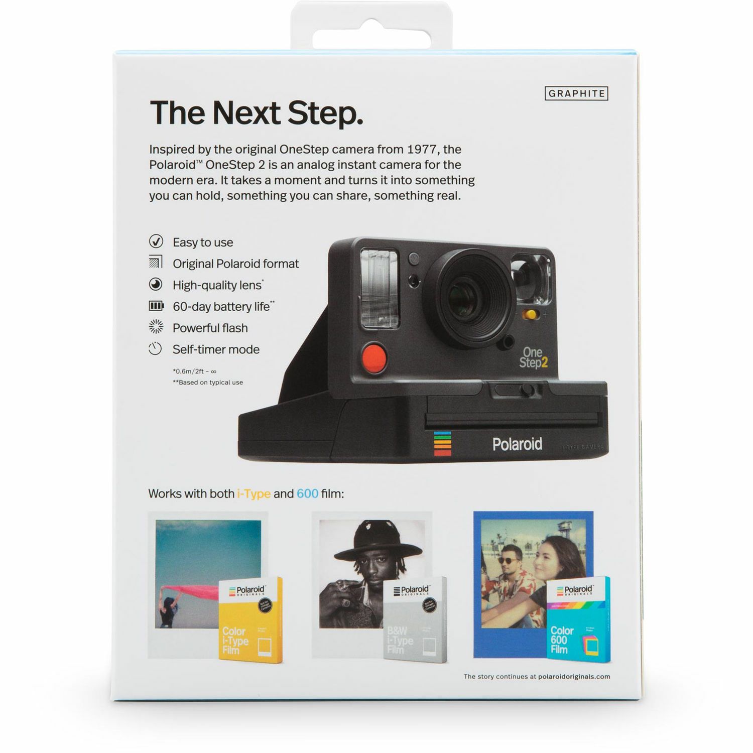 Polaroid Originals OneStep 2 Graphite Hardware instant fotoaparat s trenutnim ispisom fotografije (009002)