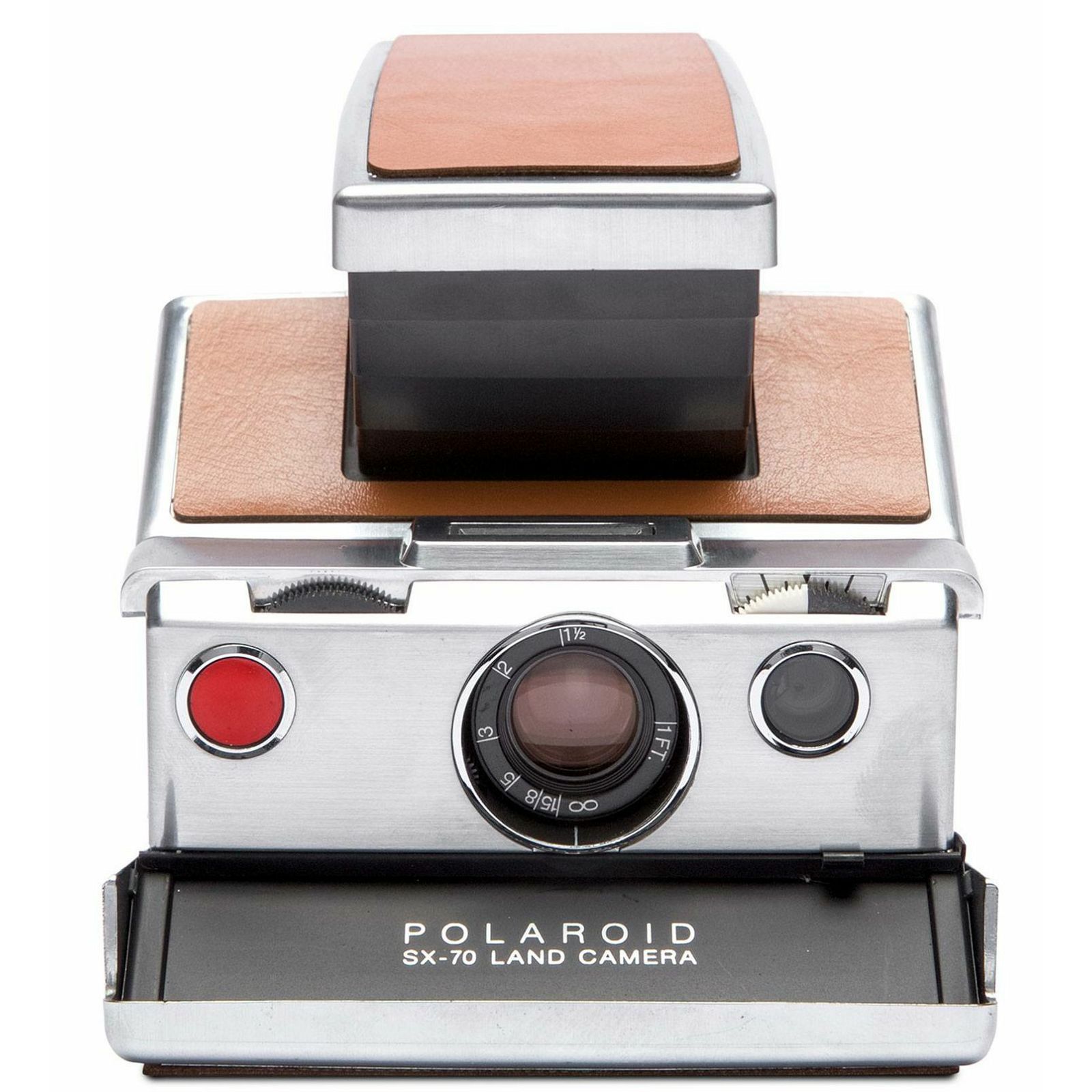 Polaroid Originals SX-70™ Camera Silver-Brown Instant fotoaparat s trenutnum ispisom fotografije Refurbished camera (004695)