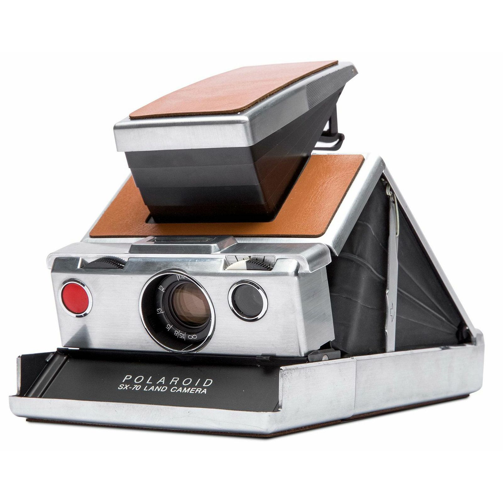 Polaroid Originals SX-70™ Camera Silver-Brown Instant fotoaparat s trenutnum ispisom fotografije Refurbished camera (004695)