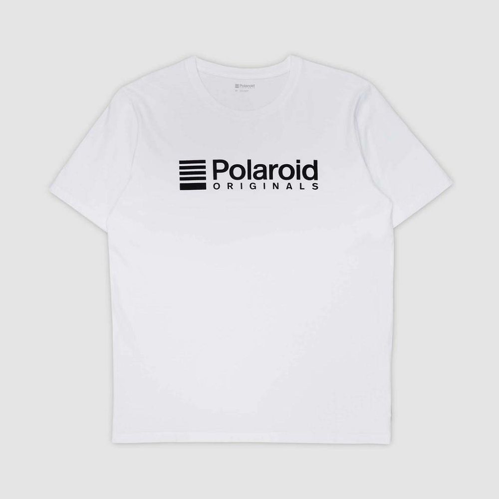 Polaroid Originals White T-Shirt Black Logo KIT komplet majice 1x (S) + 2x (M) + 2x (L) + 1x (XL)