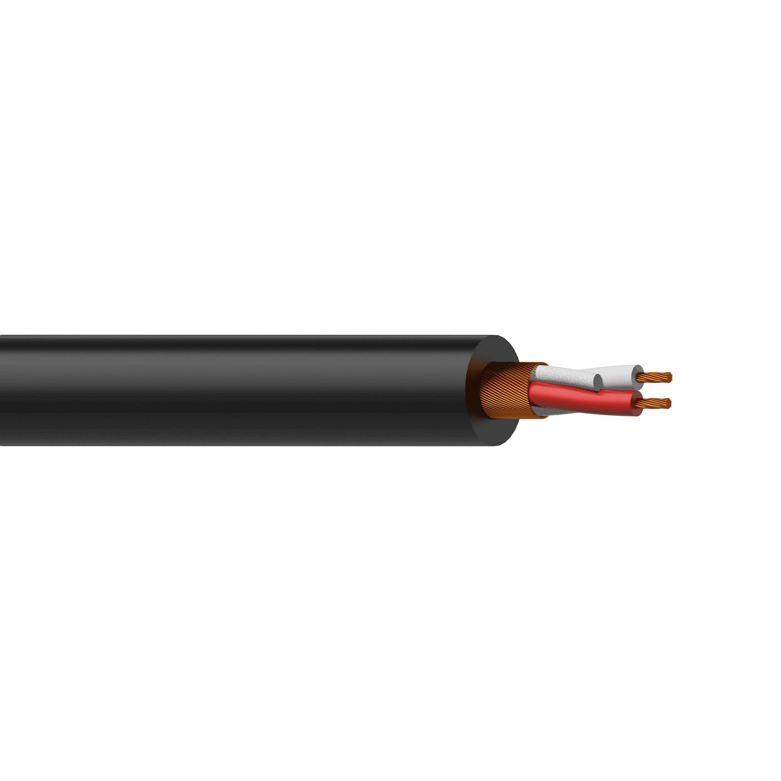 Procab MC305 Black 2x0,23mm2 24AWG balanced microphone cable mikrofonski kabel - 1 metar