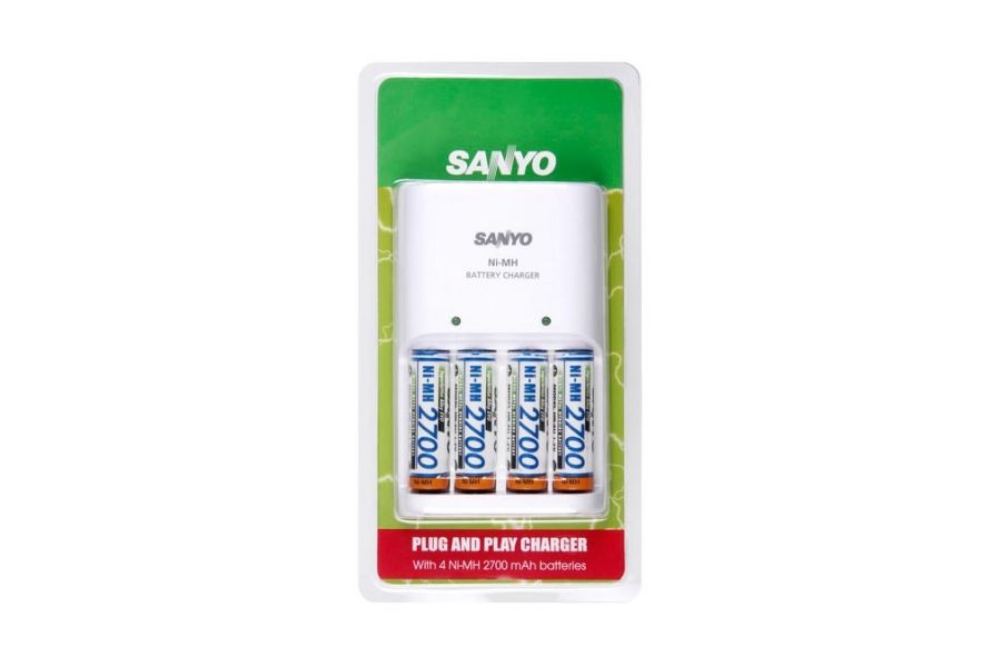Punjač Sanyo MQN04-E-4-2700, punjač +4x2700mAh baterije