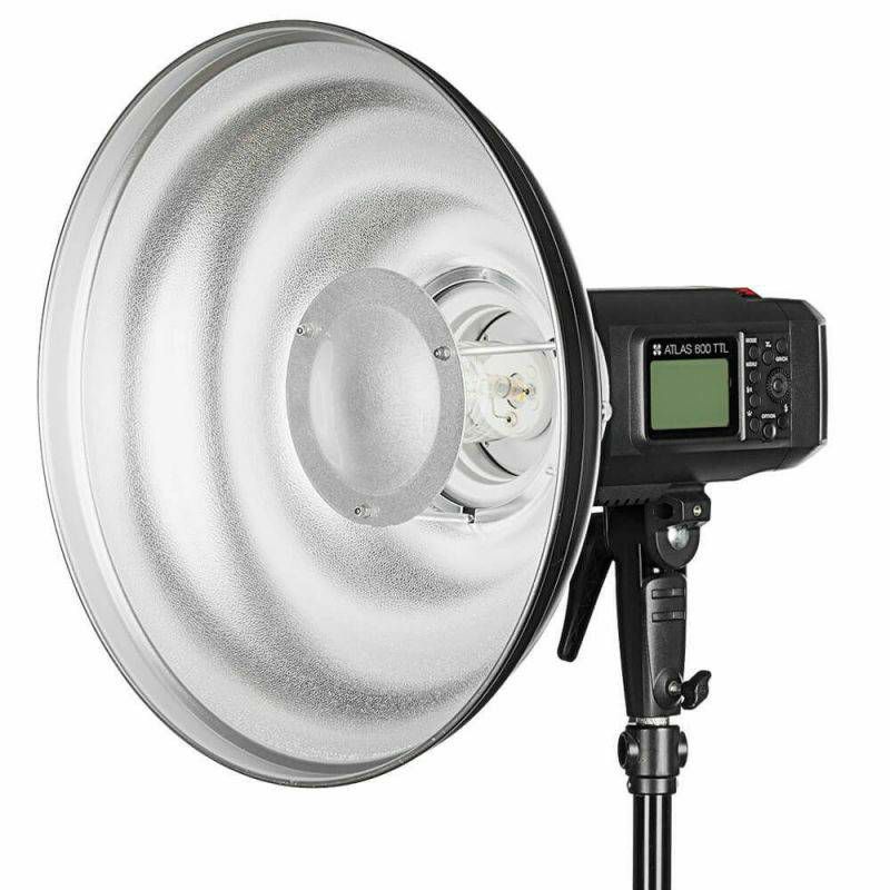 Quadralite Wave Beauty Dish Silver 55cm srebreni radar za studijske bljeskalice