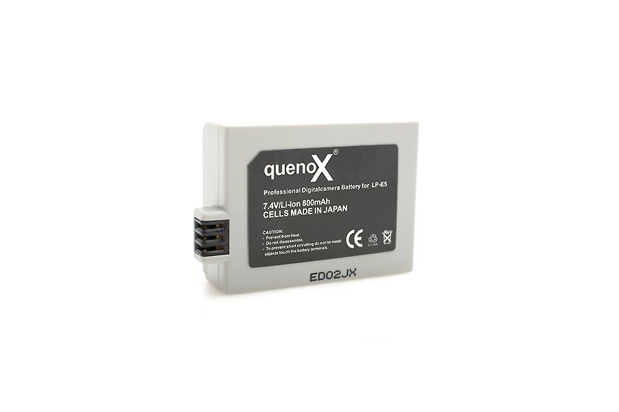 Quenox LP-E5 baterija za Canon 500D 450D 1000D LC-E5E LC-E5