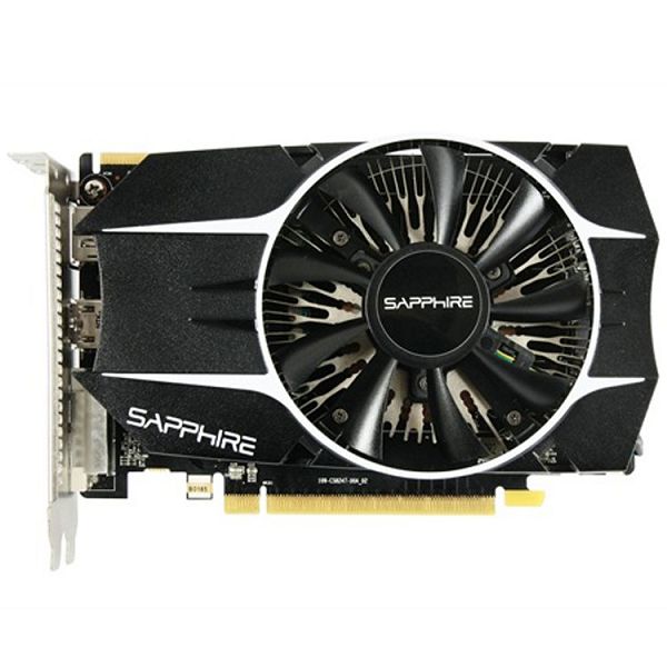 R7 260X 1G GDDR5 PCI-E HDMI / DVI-I / DP OC VERSION, 1050MHz / 1500MHz, 128-bit,2 slot active, LITE