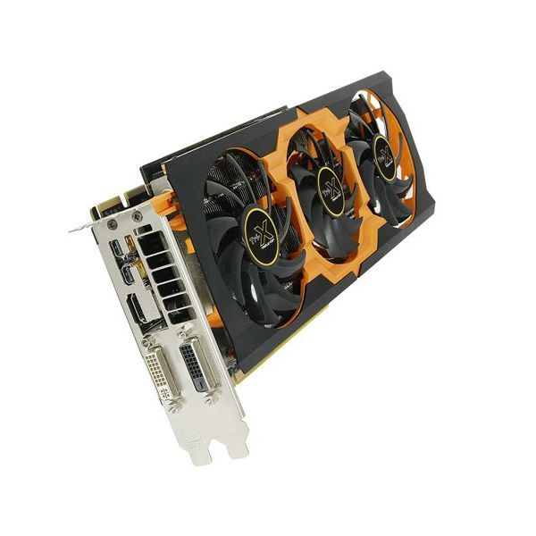 R9 280X 3G GDDR5 PCI-E DL-DVI-I+SL-DVI-D / HDMI / DUAL MINI DP TRI-X OC VERSION (UEFI) , 1000MHz (1100MHz) / 1600M, 384-bit, 2 slot active, FULL