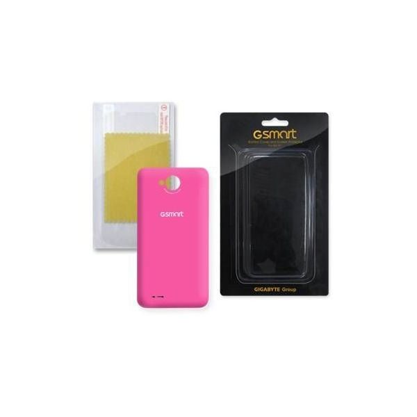 RIO R1 BATTERY COVER (PINK) + SCREEN PROTECT LABEL