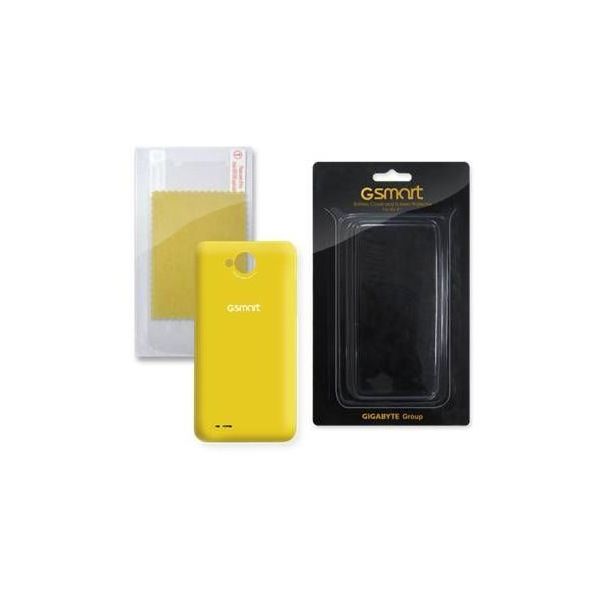 RIO R1 BATTERY COVER (YELLOW)+ SCREEN PROTECT LABEL