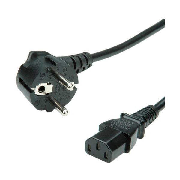 ROLINE Power Cable, straight IEC Connector 3 m