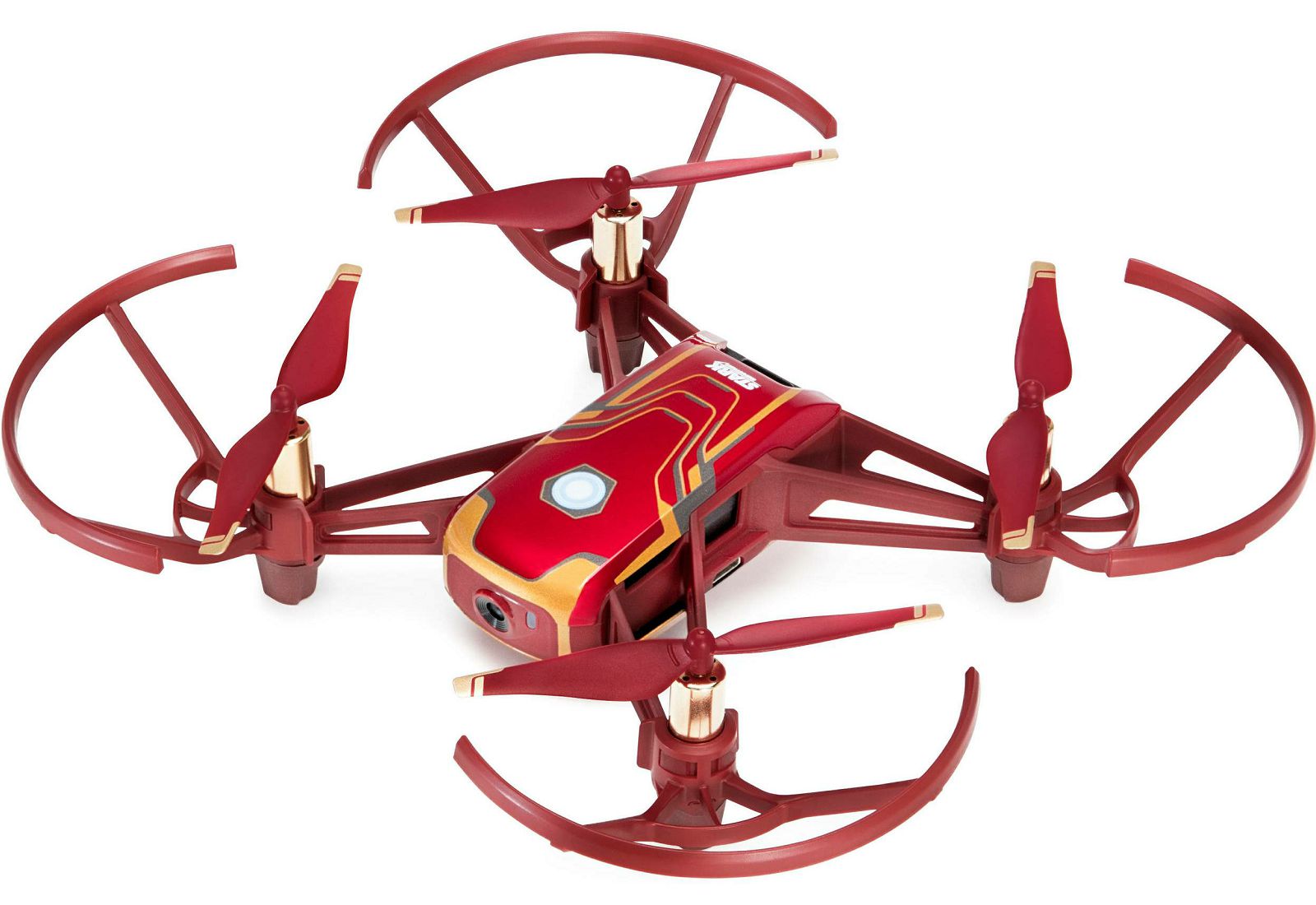 Ryze Tech Tello Iron Man Edition powered by DJI Quadcopter Flight tech dron s kamerom za snimanje iz zraka 13min, 100m, 720p (CP.TL.00000002.01)