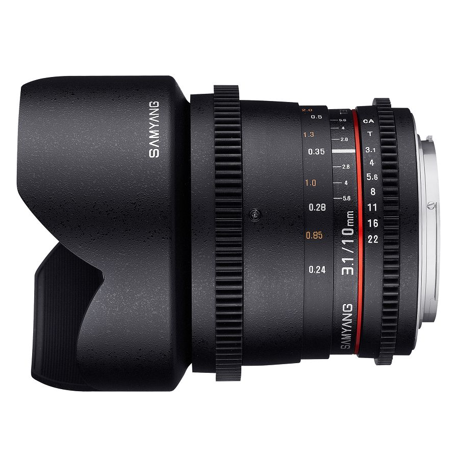 Samyang 10mm T3.1 VDSLR ED AS NCS CS objektiv za Canon