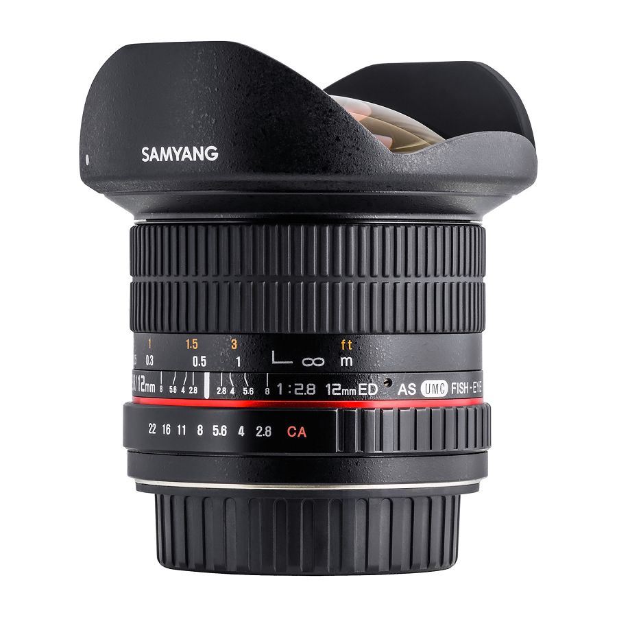 Samyang 12mm f/2.8 ED AS NCS Fisheye objektiv za Nikon FX Full Frame Fish-eye prime lens 1:2.8 F2.8 2.8
