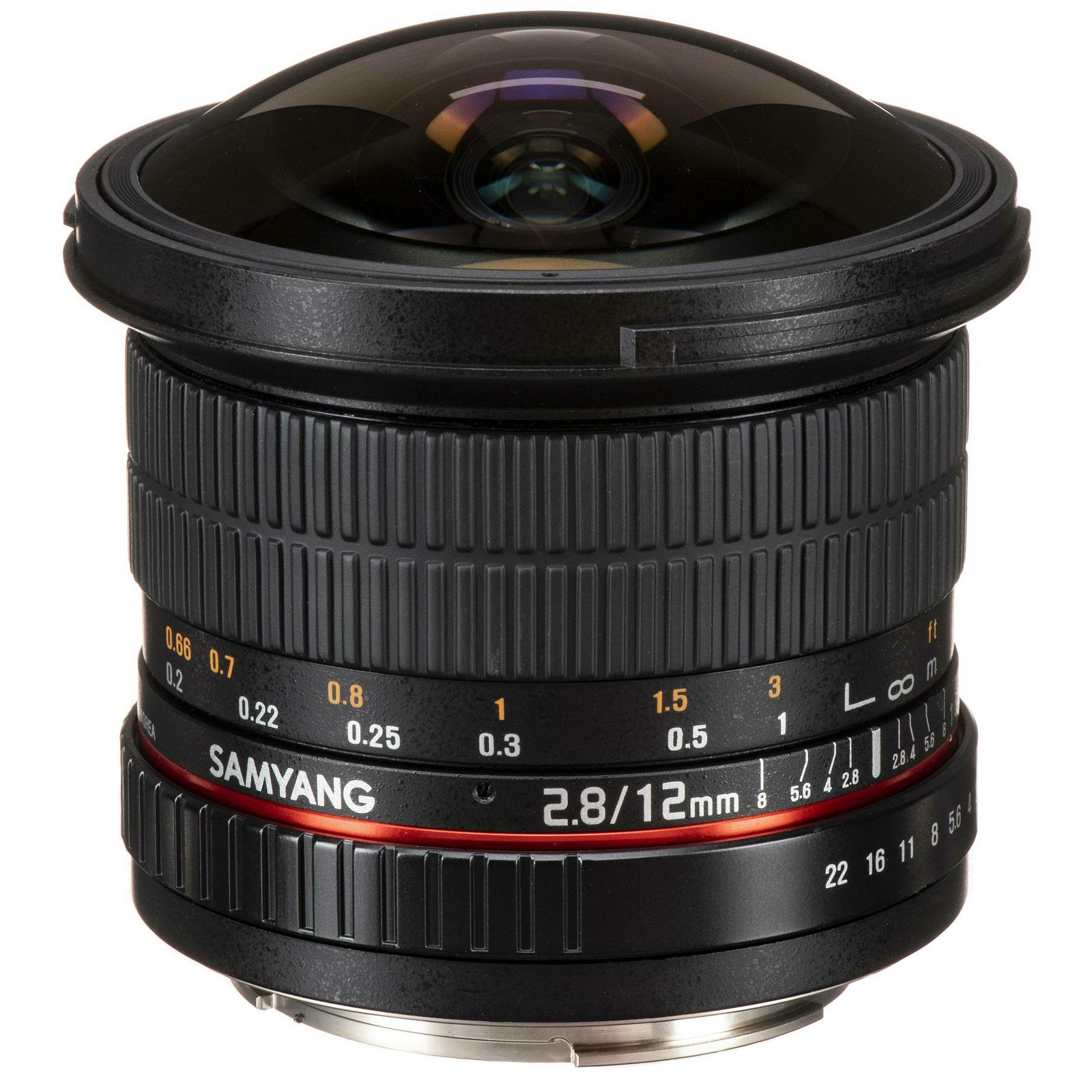 Samyang 12mm f/2.8 ED AS NCS Fisheye objektiv za Canon EF Full Frame Fish-eye prime lens 1:2.8 F2.8 2.8