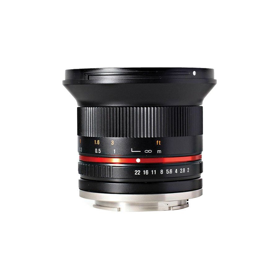 Samyang 12mm f/2 NCS CS Black ultra širokokutni objektiv za Canon EF-M EOS M mount