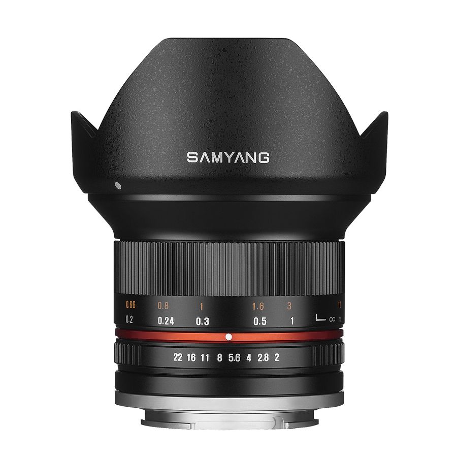 Samyang 12mm f/2 NCS CS Black ultra širokokutni objektiv za Fujifilm Fuji X-Mount