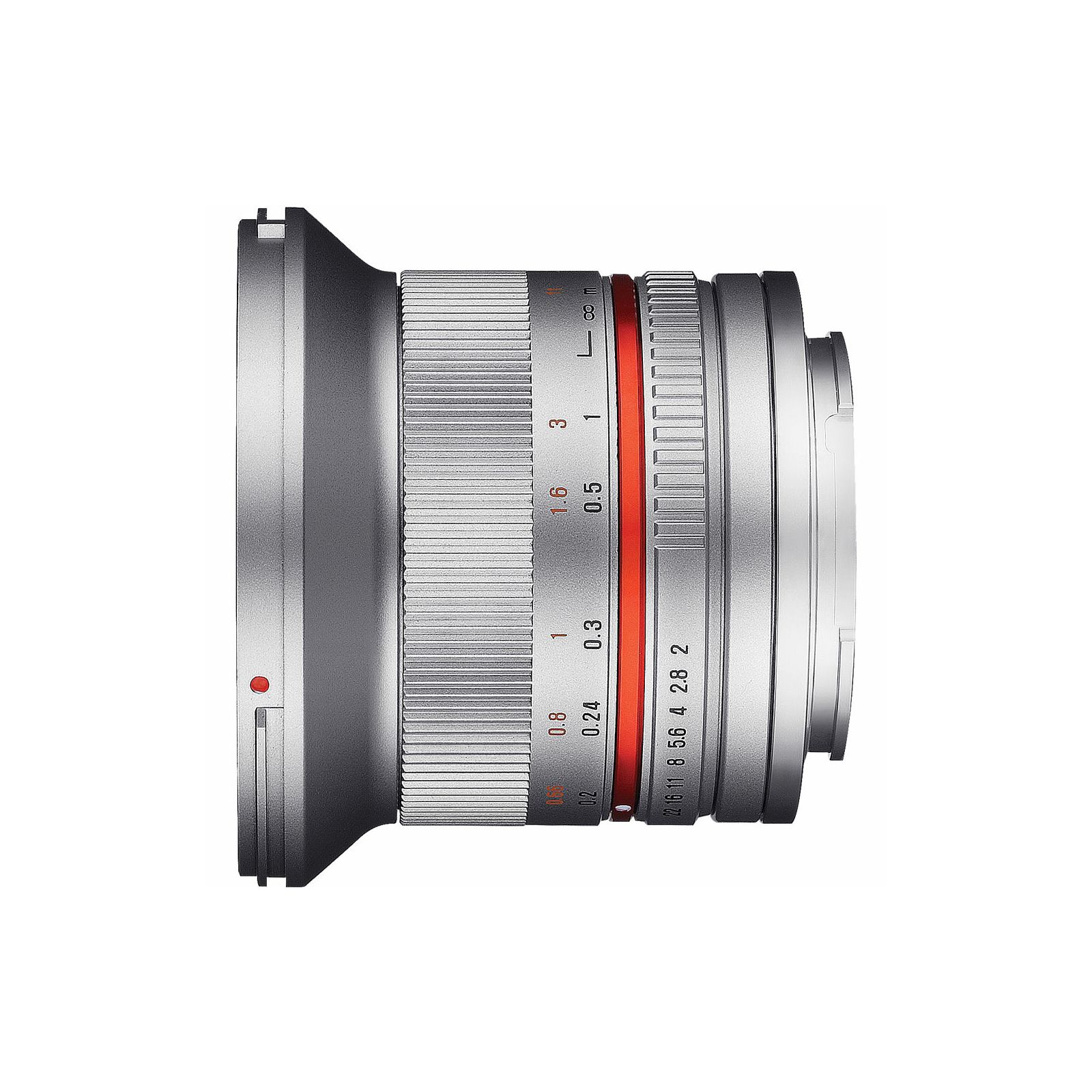 Samyang 12mm f/2 NCS CS Silver širokokutni objektiv za Olympus Panasonic MFT micro4/3"