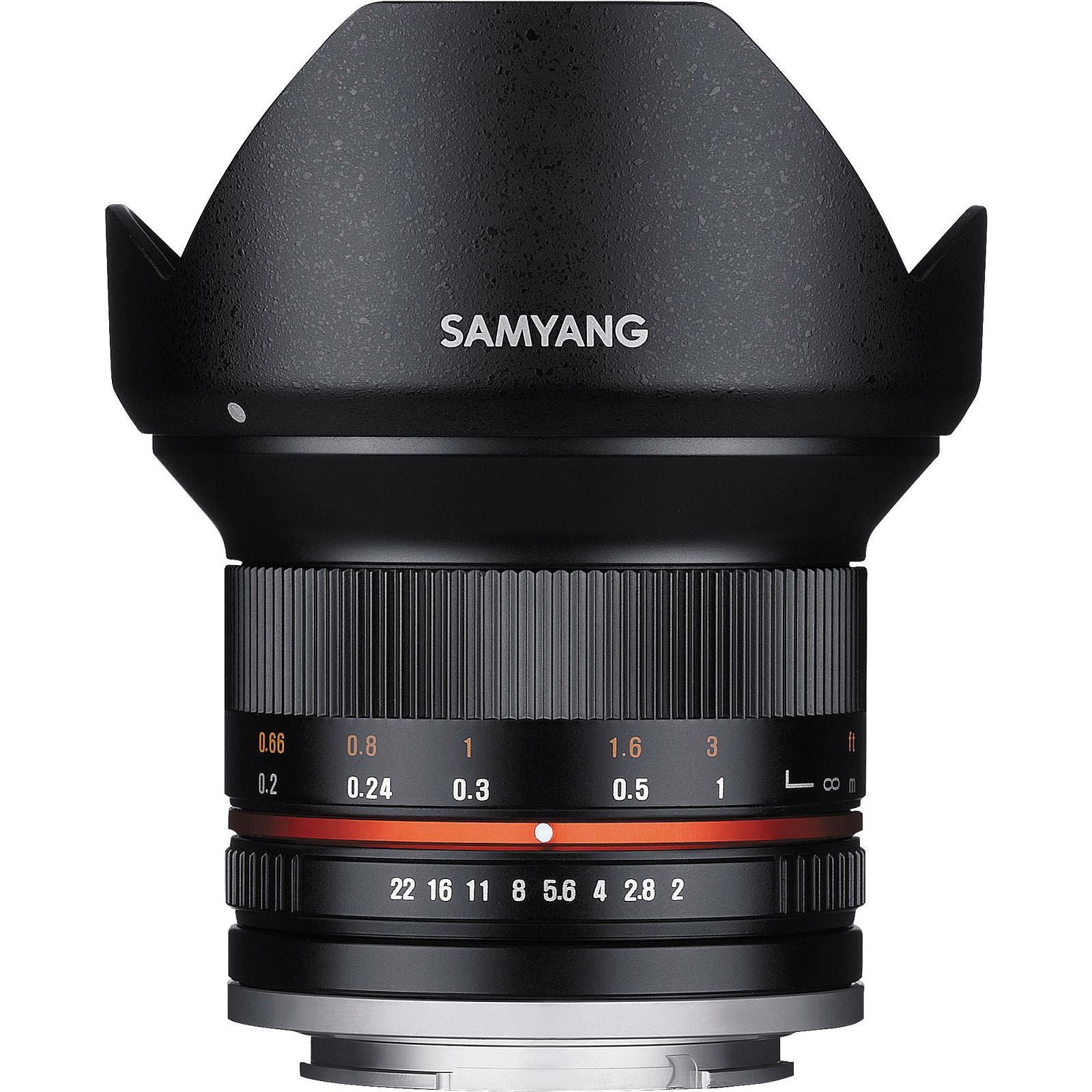 Samyang 12mm f/2 NCS CS Black širokokutni objektiv za Olympus Panasonic MFT micro4/3"