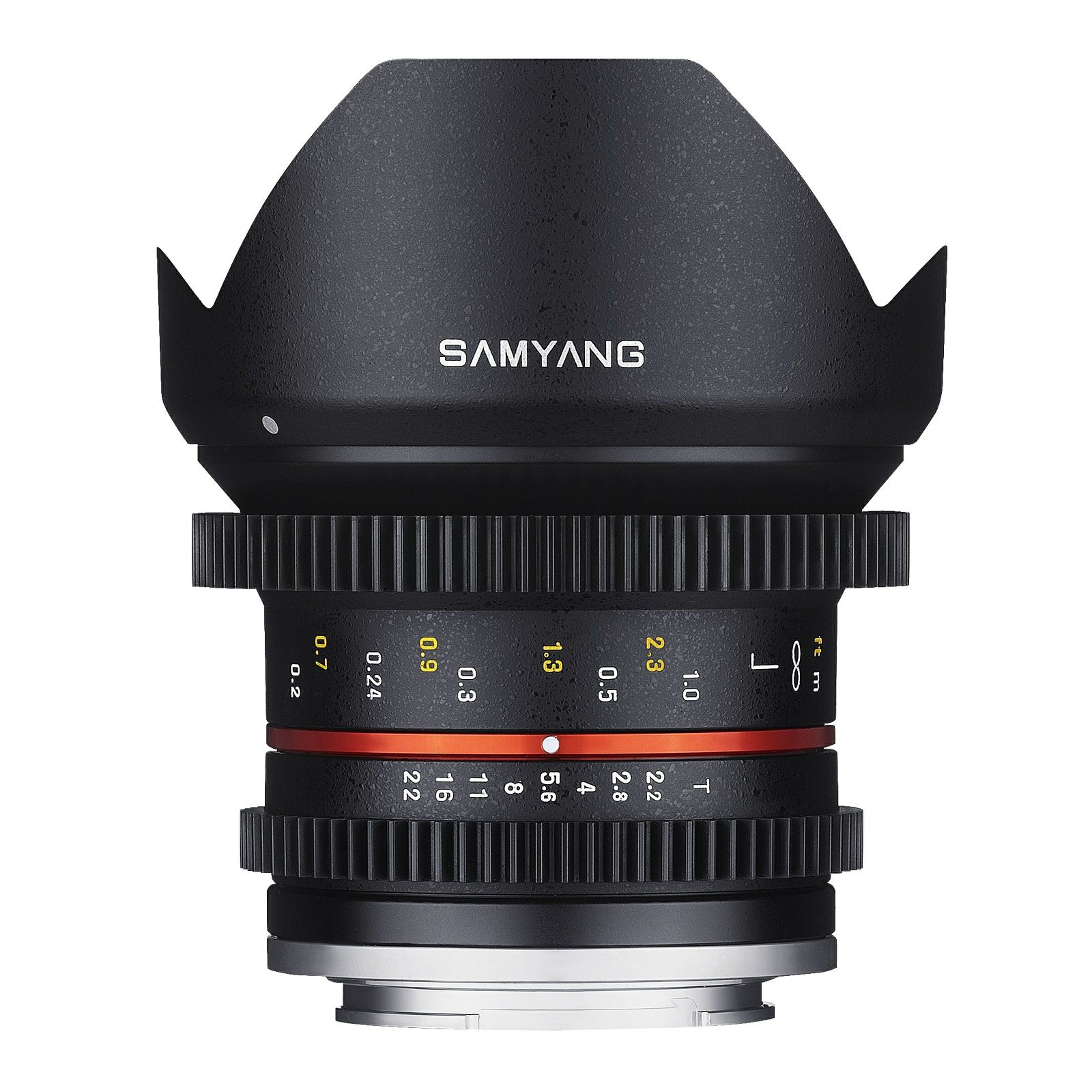 Samyang 12mm T2.2 VDSLR NCS CS Cine Lens MFT širokokutni objektiv za m4/3" Olympus Panasonic mirrorless 