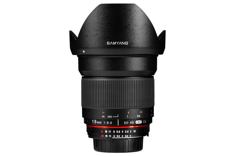 Samyang 16mm f/2.0 ED AS UMC CS za Canon M