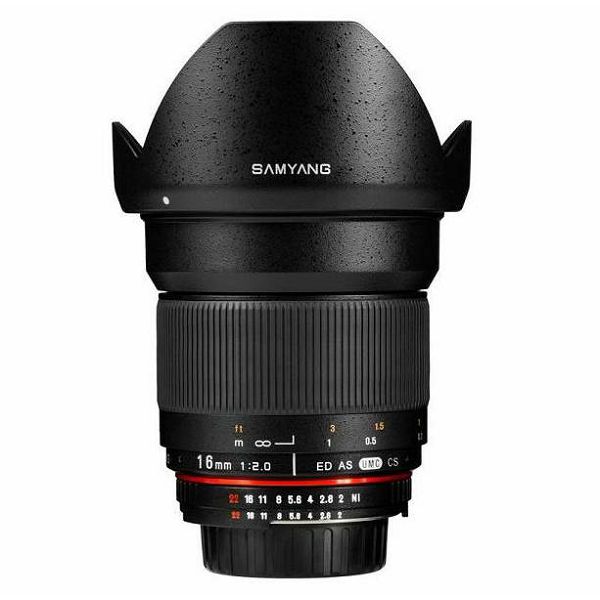 Samyang 16mm f/2.0 ED AS UMC CS za Sony A - Mount