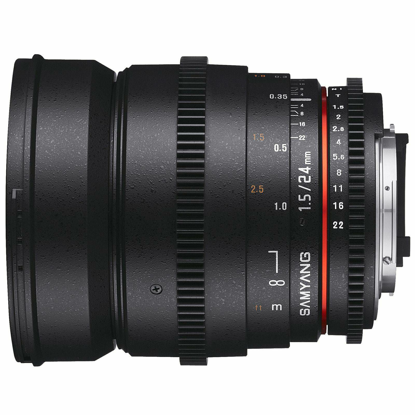 Samyang 24mm T1.5 VDSLR Sony A - Mount