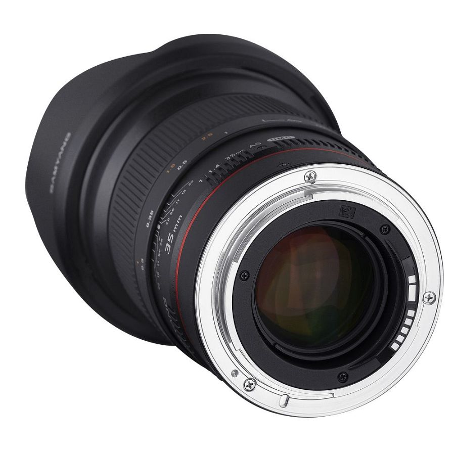 Samyang 35mm f1.4 AS UMC Canon AE (potvrda fokusa) auto focus confirm