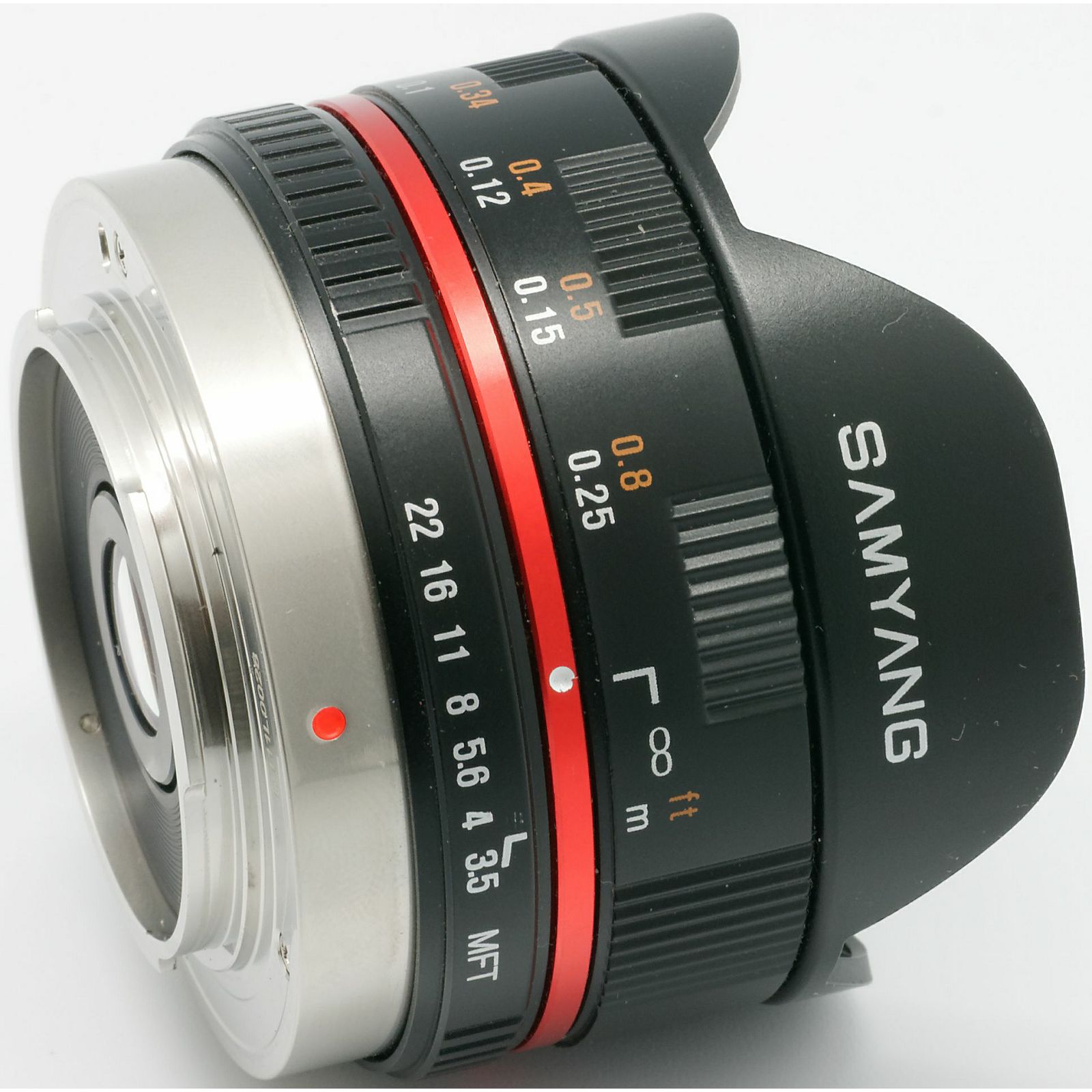 Samyang 7.5mm f3.5 UMC fisheye objektiv Black crni fish-eye fish eye za MFT micro m4/3" Olympus Panasonic fotoaparate