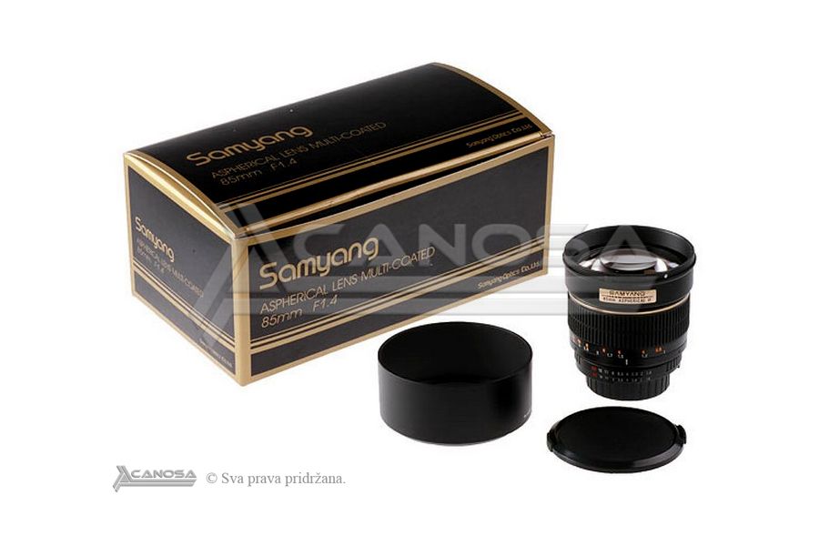 Samyang 85mm f/1.4 IF MC Aspherical Multi-Coated telefoto objektiv za Canon EF