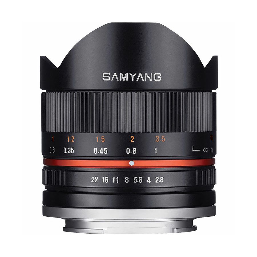 Samyang 8mm f/2.8 UMC Fisheye CS II Black objektiv za Sony E-Mount Fish-eye prime lens