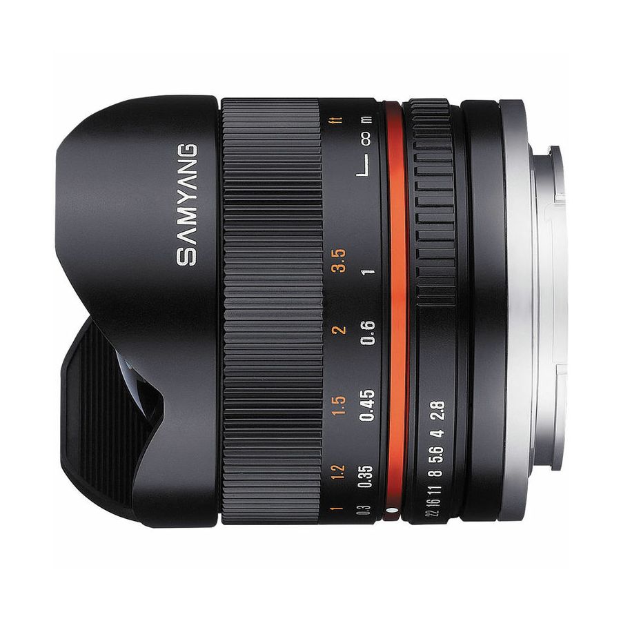 Samyang 8mm f/2.8 UMC Fisheye CS II Black objektiv za Sony E-Mount Fish-eye prime lens