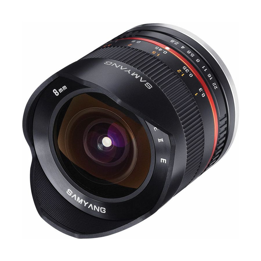 Samyang 8mm f/2.8 UMC Fisheye CS II Black objektiv za Sony E-Mount Fish-eye prime lens