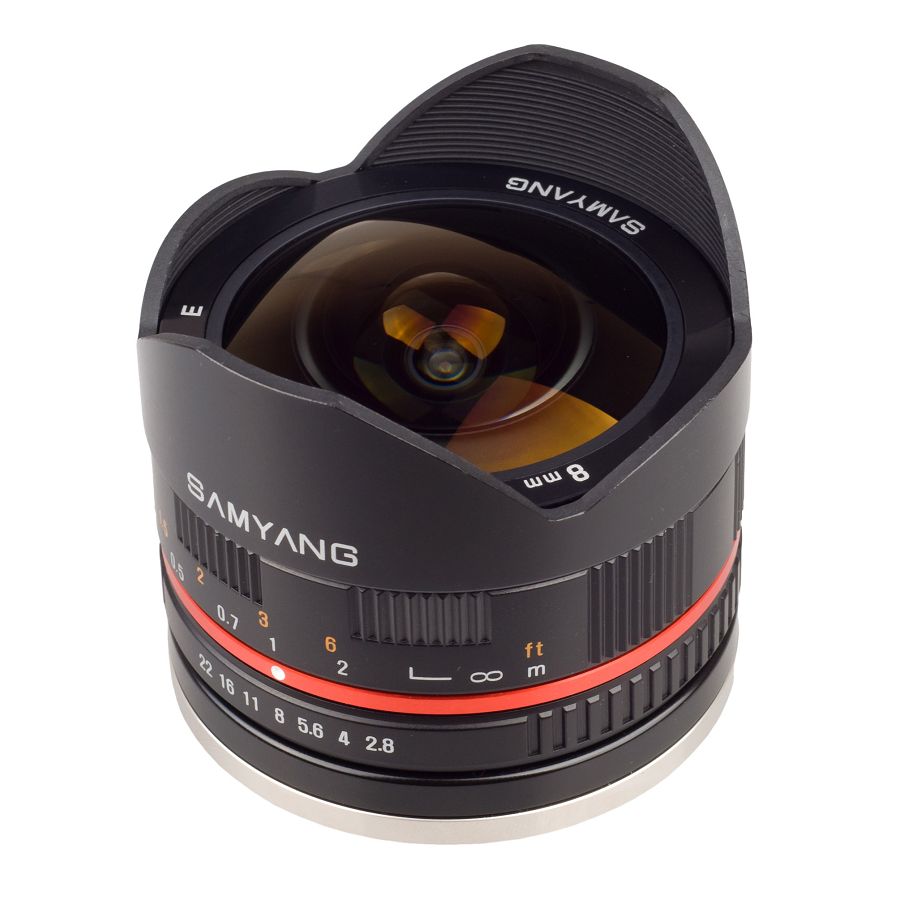 Samyang 8mm f2.8 UMC Fish-eye Fuji X crni F/2.8 F/2,8