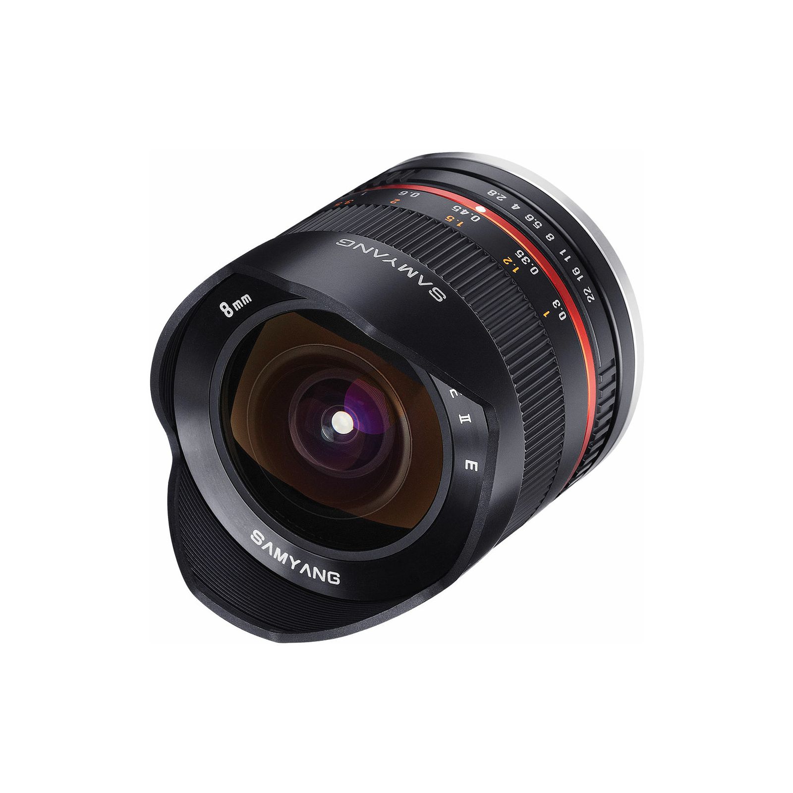 Samyang 8mm f/2.8 UMC Fisheye CS Black objektiv za Sony E-Mount Fish-eye prime lens F2.8 F/2,8