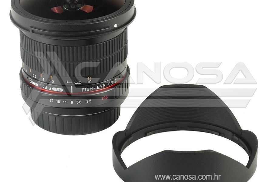 Samyang 8mm f/3.5 CS II AE Aspherical IF MC Fisheye objektiv za Nikon