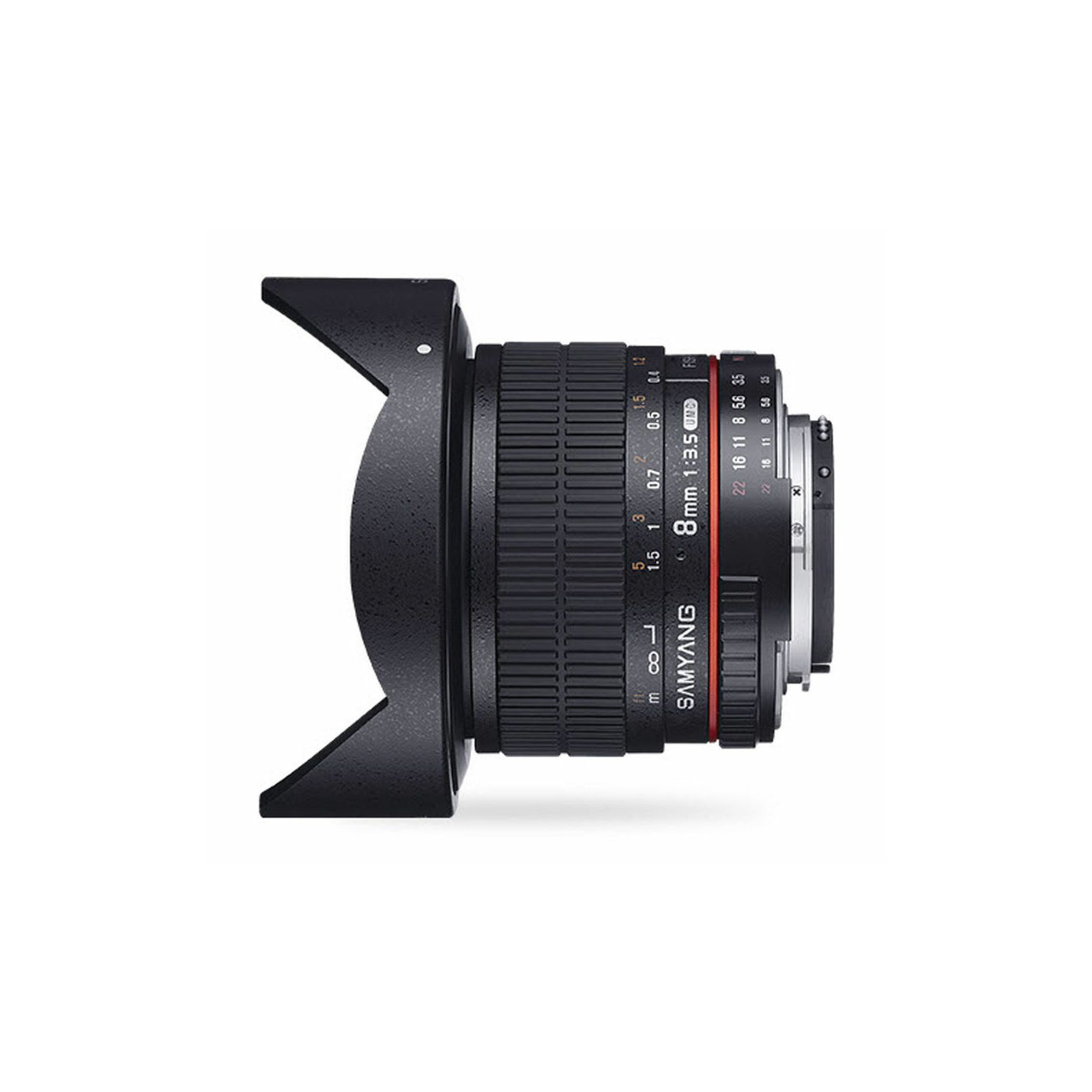 Samyang 8mm f/3.5 CS II AE Aspherical IF MC Fisheye objektiv za Nikon