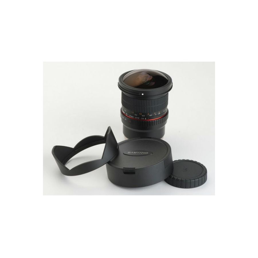 Samyang 8mm fisheye F3.5 Sony E CS II (Hood Detachable) A-mount