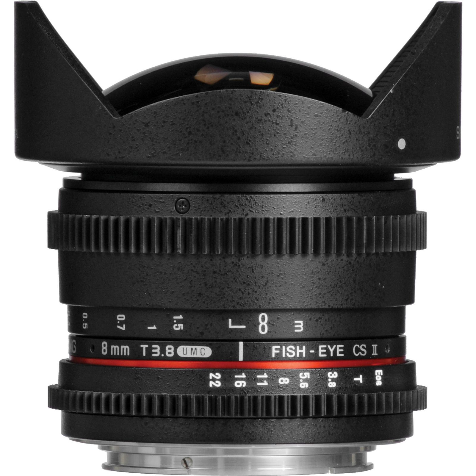 Samyang 8mm T3.8 VDSLR CS Diagonal Fish-eye Canon