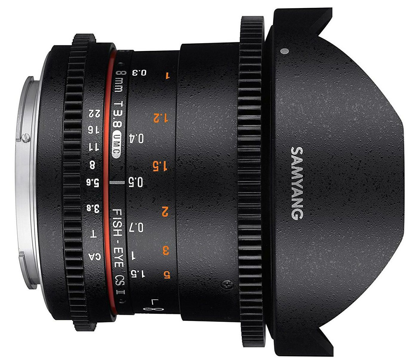 Samyang 8mm T3.8 VDSLR II CSII Fisheye objektiv za Canon EF-M