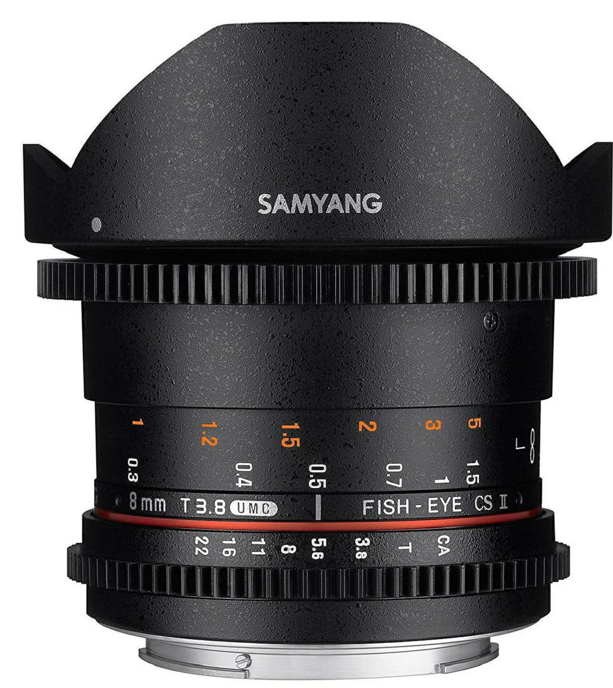 Samyang 8mm T3.8 VDSLR II CSII Fisheye objektiv za Pentax K-mount