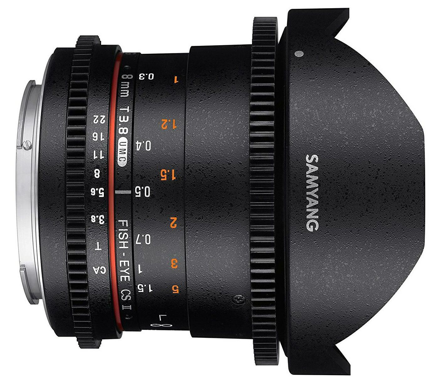 Samyang 8mm T3.8 VDSLR II CSII Fisheye objektiv za Olympus 4/3" DSLR