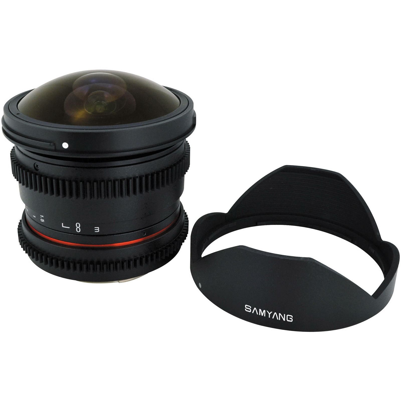 Samyang 8mm T3.8 VDSLR Fisheye CS II Black objektiv za Sony EMount