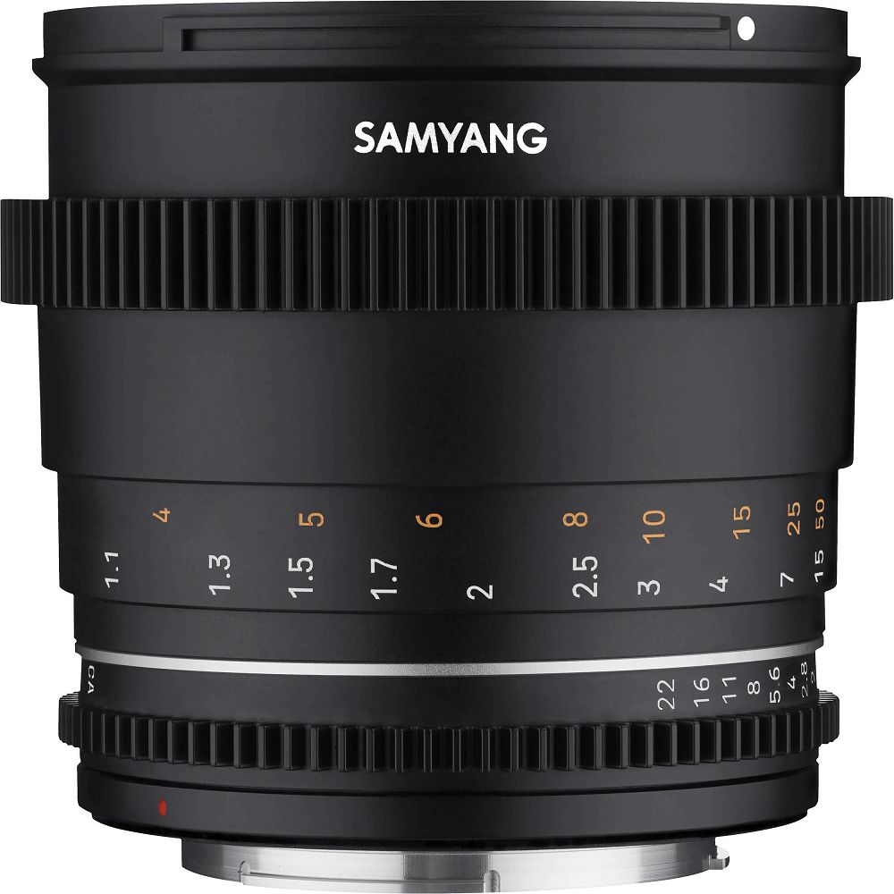 Samyang VDSLR Kit 6 = 14mm T3.1 + 24mm T1.5 + 35mm T1.5 + 50mm T1.5 + 85mm T1.5+ 135mm T2.2 Canon EF + Hardcase
