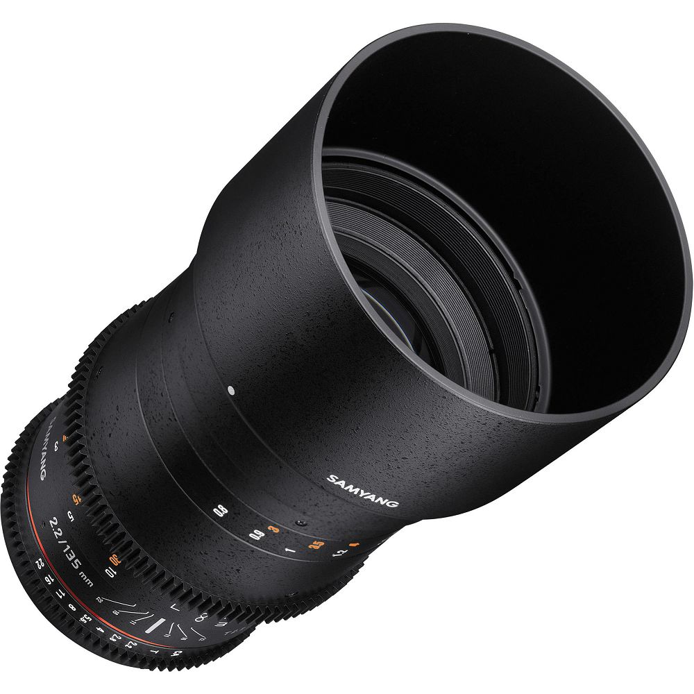 Samyang VDSLR Kit 6 = 14mm T3.1 + 24mm T1.5 + 35mm T1.5 + 50mm T1.5 + 85mm T1.5+ 135mm T2.2 Canon EF + Hardcase