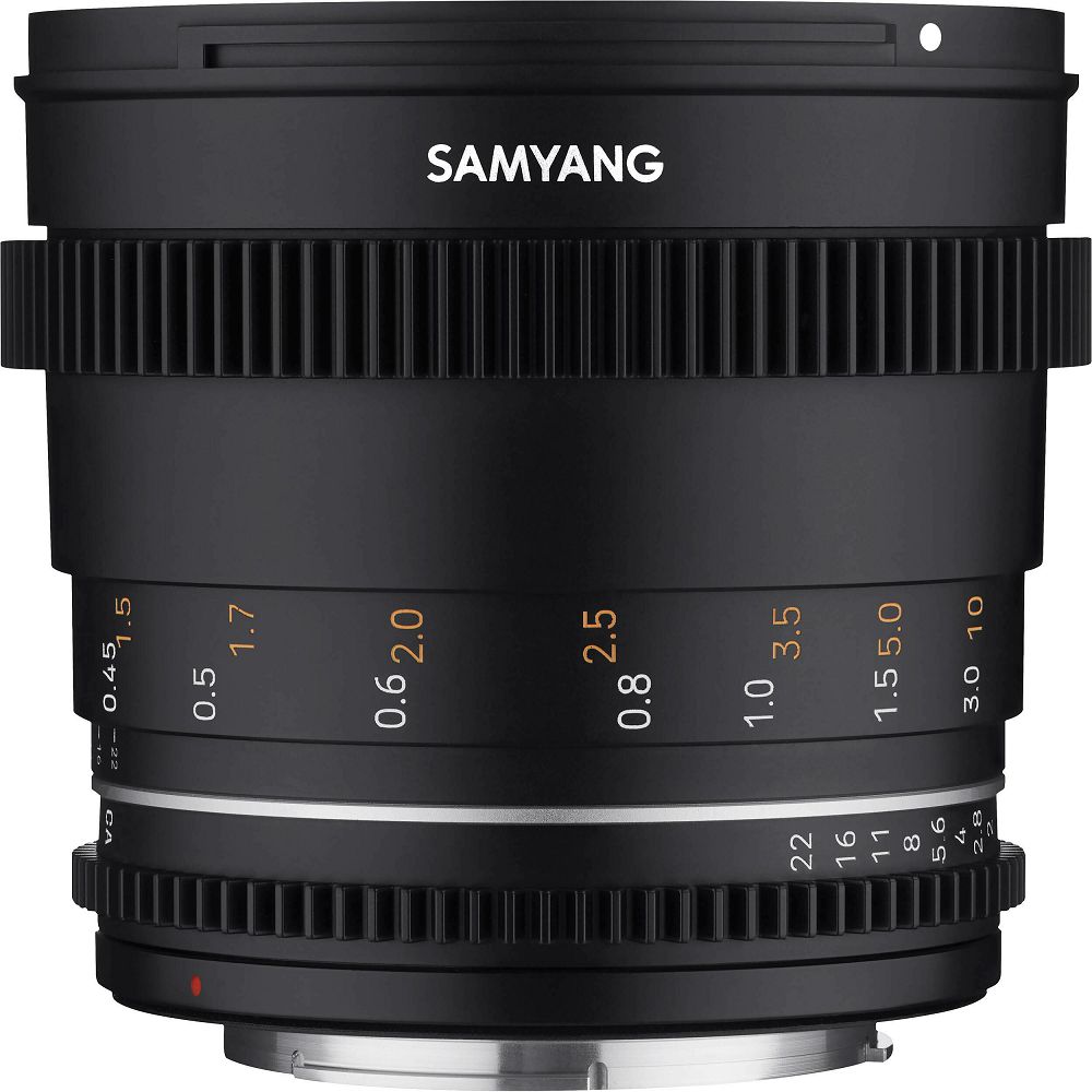 Samyang VDSLR Kit 6 = 14mm T3.1 + 24mm T1.5 + 35mm T1.5 + 50mm T1.5 + 85mm T1.5+ 135mm T2.2 Canon EF + Hardcase