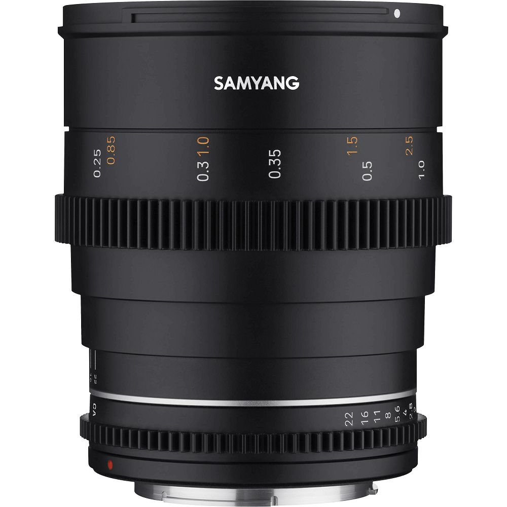 Samyang VDSLR Kit 6 = 14mm T3.1 + 24mm T1.5 + 35mm T1.5 + 50mm T1.5 + 85mm T1.5+ 135mm T2.2 Canon EF + Hardcase