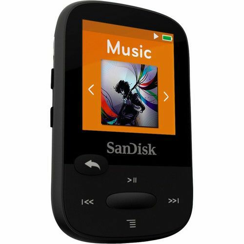 SanDisk 16GB Black Clip Sport Plus Global MP3 player (SDMX28-016G-G46K)