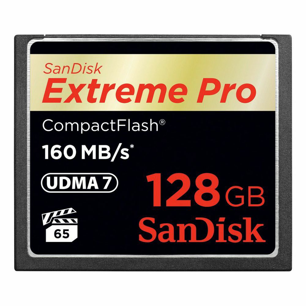 SanDisk CF 128GB 160MB/s Extreme Pro VPG 65 UDMA 7 memorijska kartica (SDCFXPS-128G-X46)